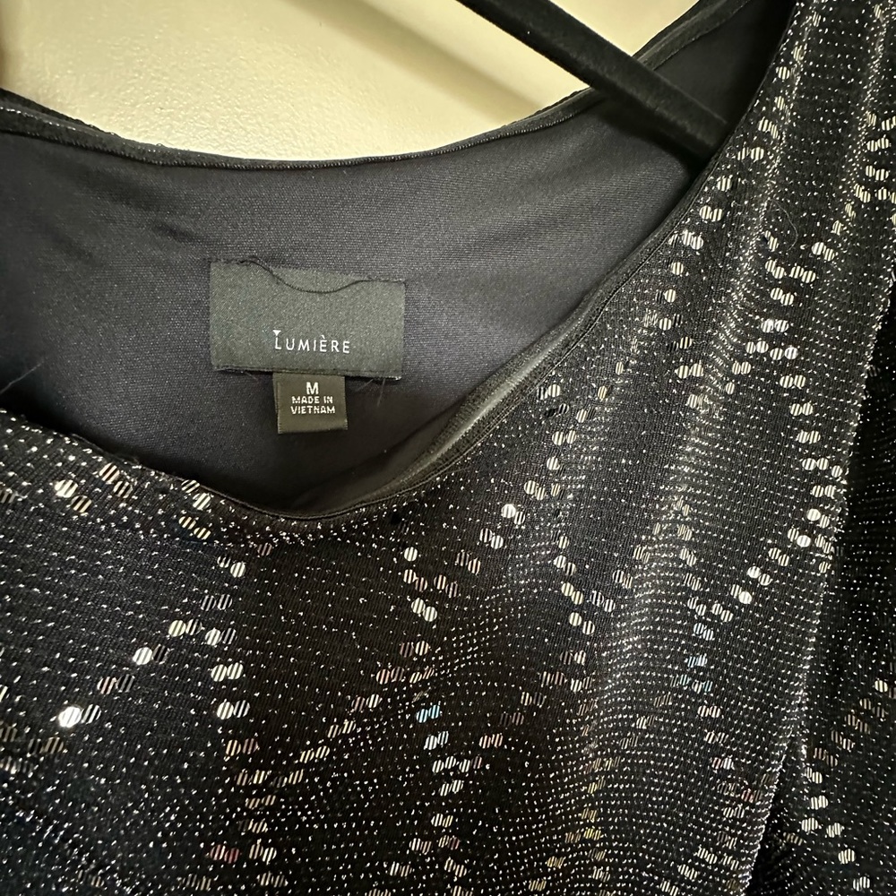 NWT Lumiere one shoulder dress
